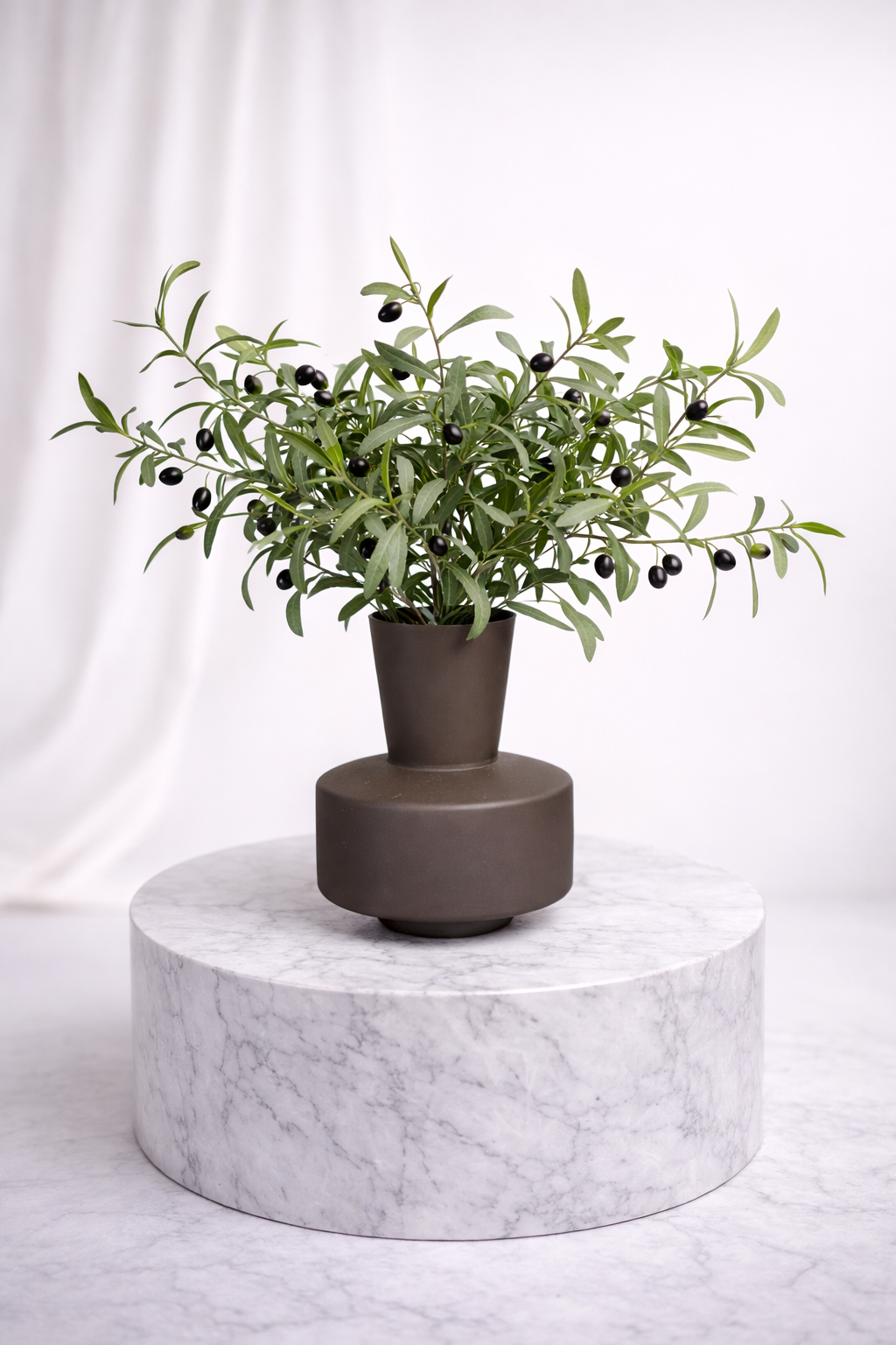 Zijde olijftakken boeket | BELLOSA